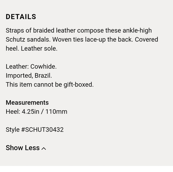 CONSIGNED--Schutz Duddy Sandals - Picture 4 of 8